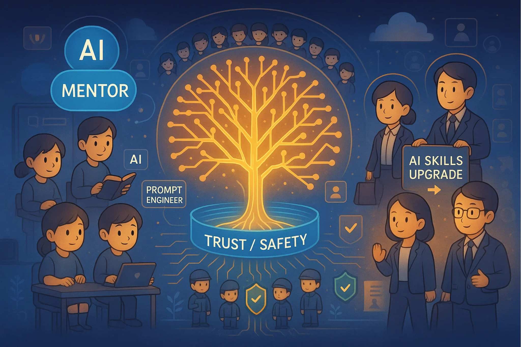 🌐 AI对社会与产业的双重影响