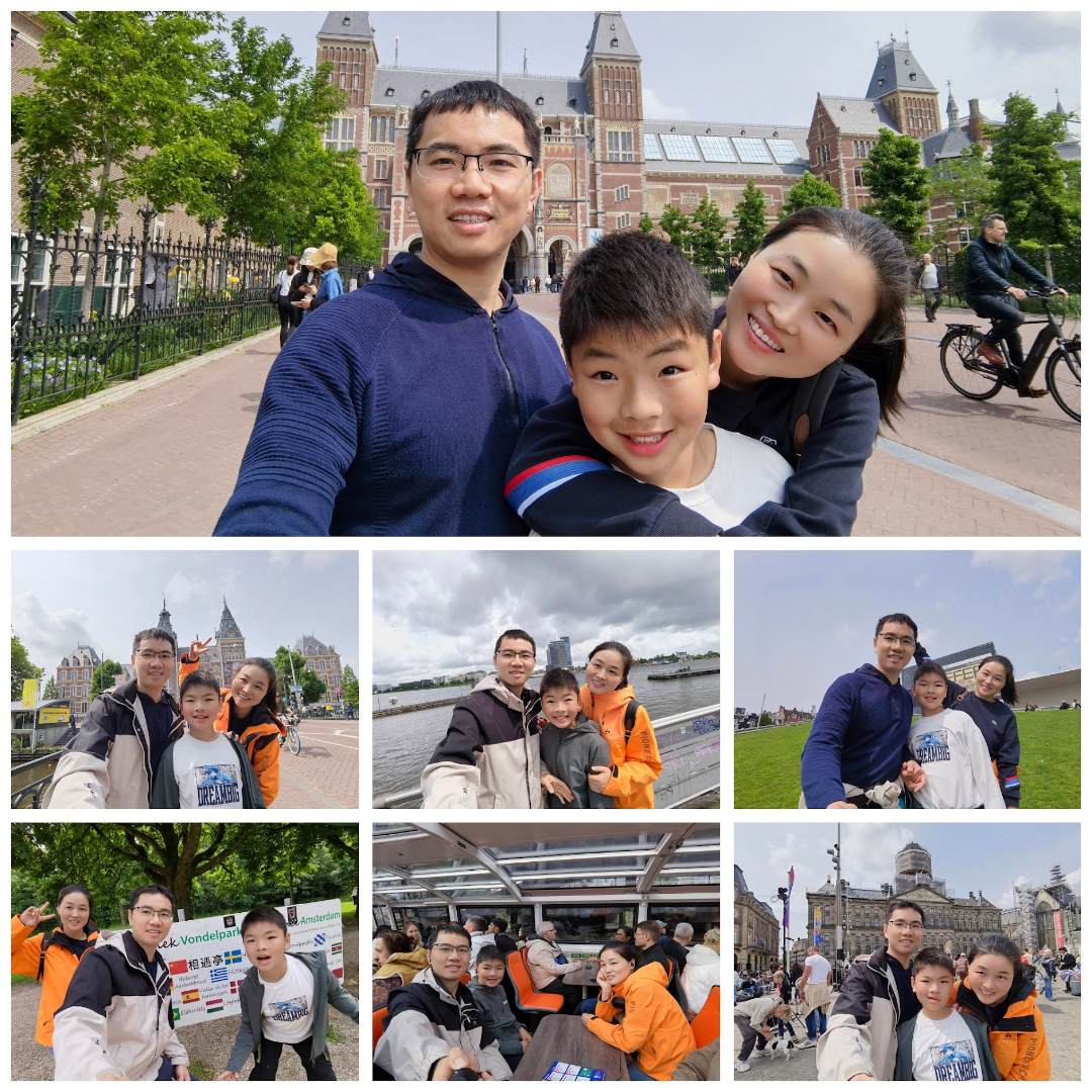 👨‍👩‍👧‍👦 阿姆斯特丹两日全家福合集