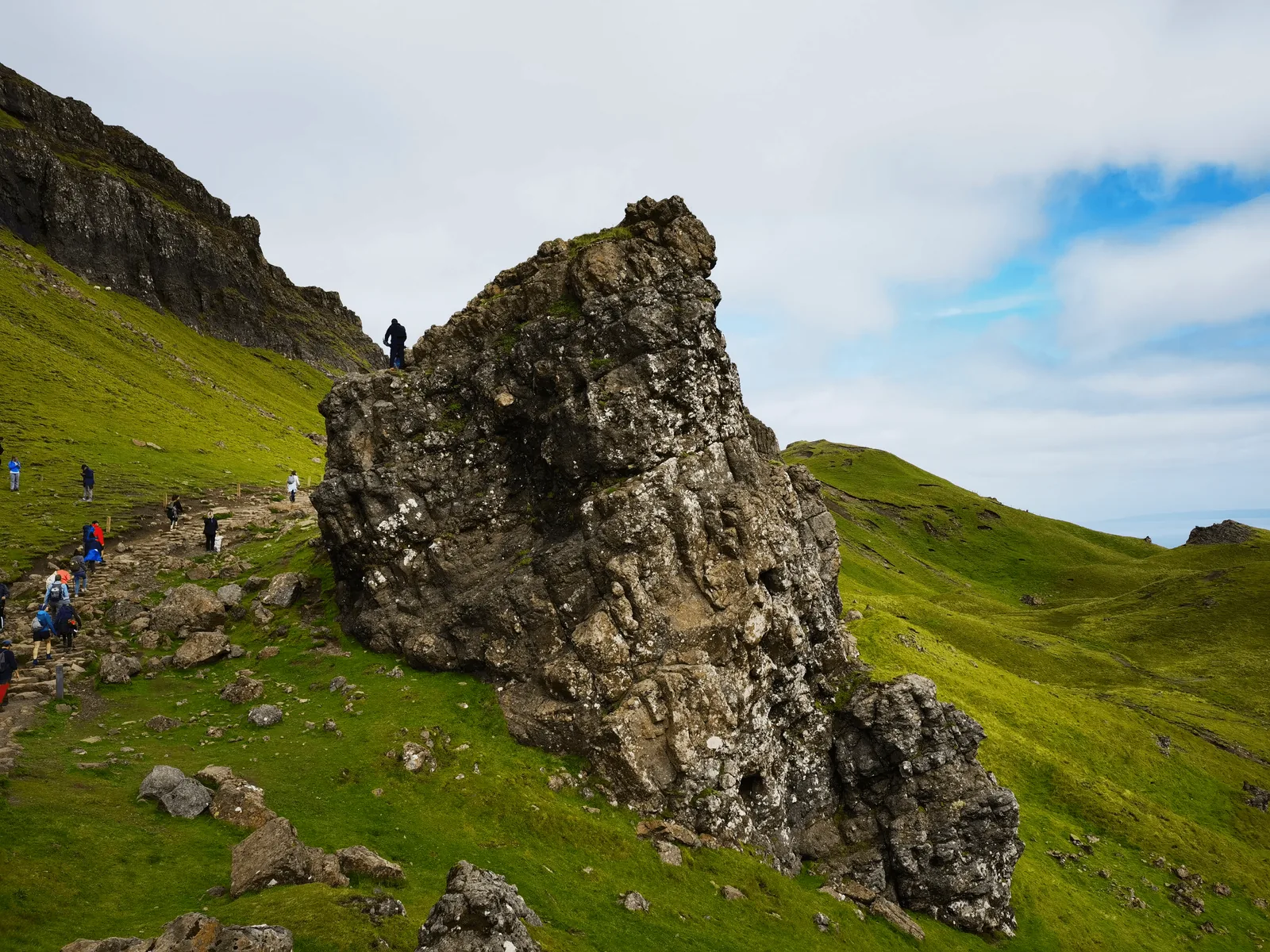 Storr 岩群近景
