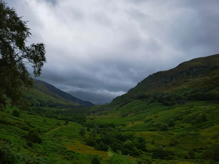 Glencoe 山谷自拍
