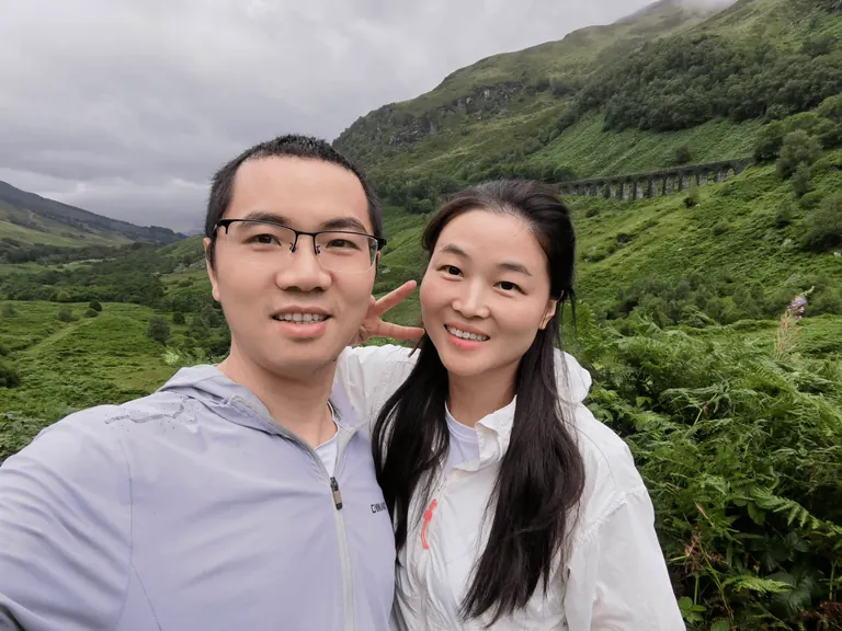 Glencoe 双人合影