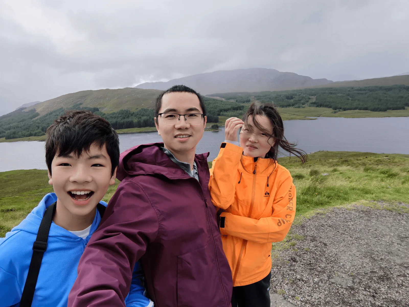 Loch Cluanie 家庭合影