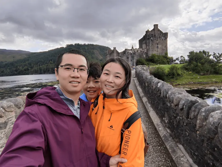 Eilean Donan 双人合影