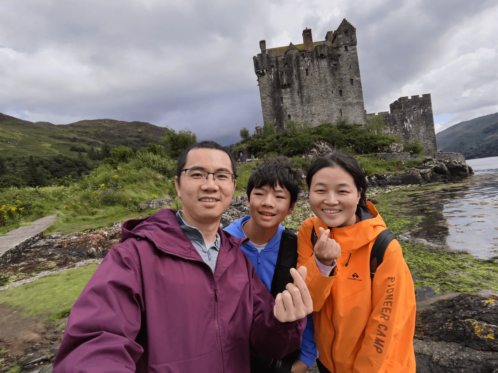 Eilean Donan 家庭合影