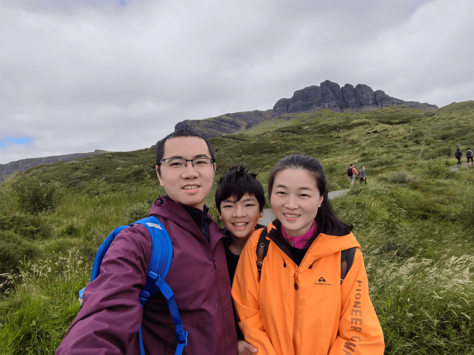 Storr 山脚双人合影