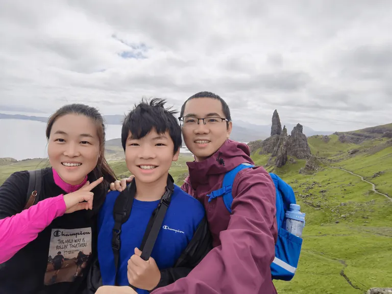Storr 步道三人照