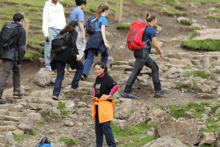 Storr 途中家人